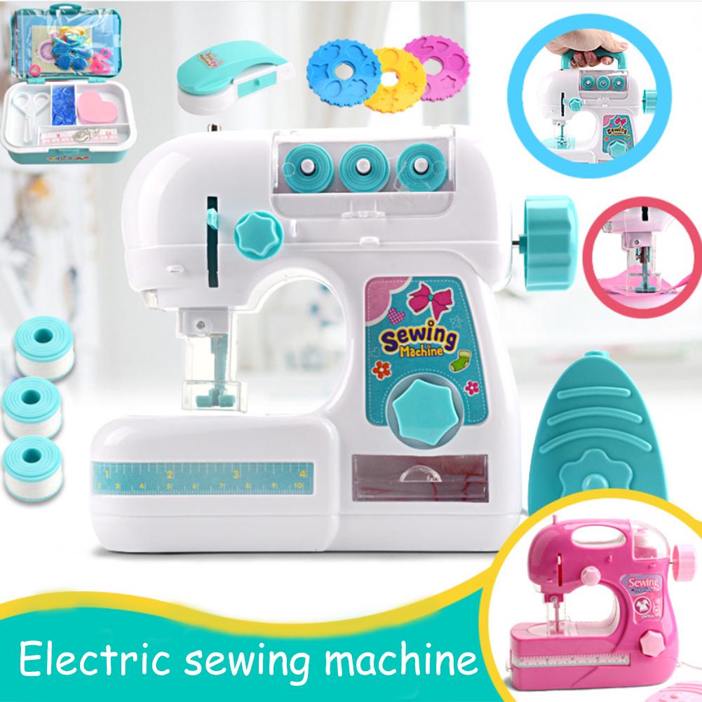 Electric Sewing Machine Toy for Girls Small Household Appliances Toys Kids Xmas Electric Sewing Machine Toy for Girls Small Household Appliances Toys Kids Xmas