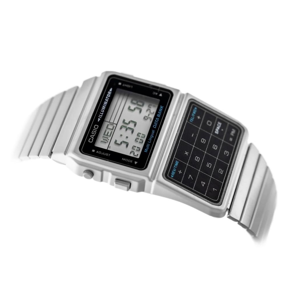 Casio DATA BANK Unisex Watch Silver Overseas Model Imported DBC-611-1DF [Watch]