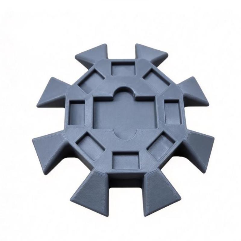Mexican Train Domino Hub Durable Plastic 8 Slot Design For Family Game Nights Party Gatherings Domino Accessory