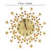   European   Flower Shaped Wall Clock, Unique  Ing Clock for Bedroom or Living Room, Ideal for Friends and Families