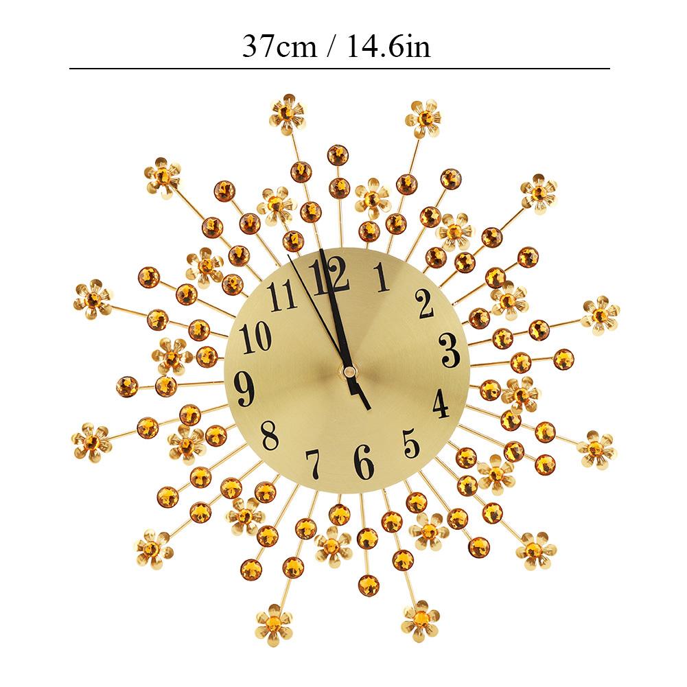 European Flower Shaped Wall Clock, Unique Ing Clock for Bedroom or Living Room, Ideal for Friends and Families