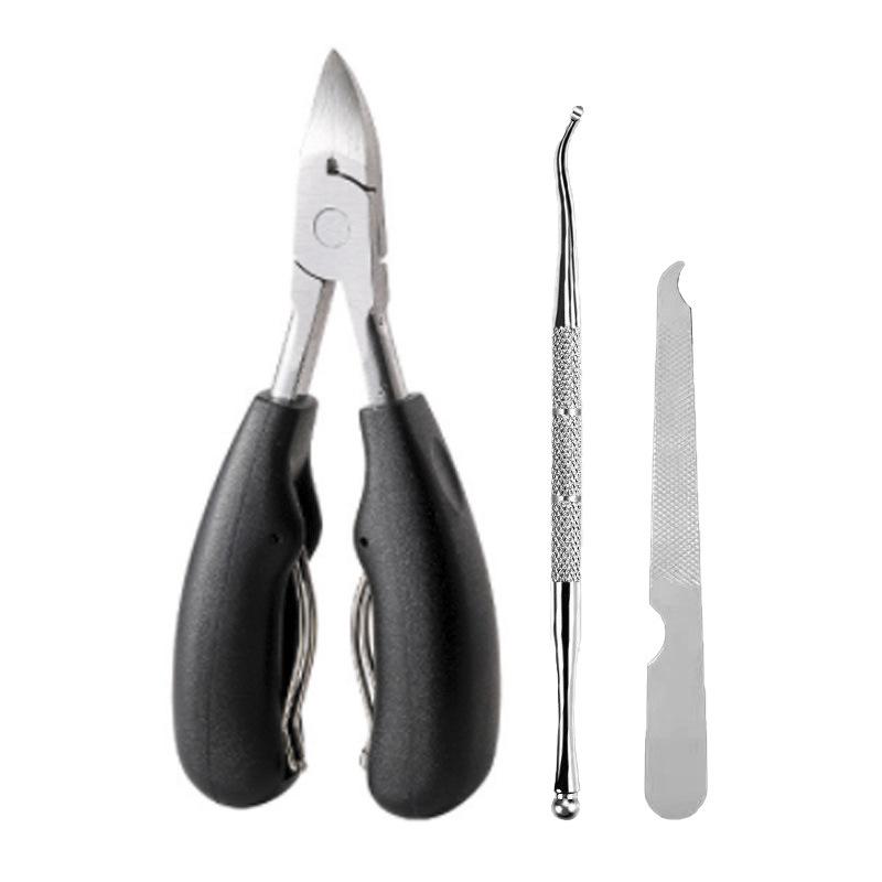 Douyin-inspiriertes Zangen-Nagelknipser-Set für Paronychie-Zehennägel, Fußpflege-Werkzeuge und spitze Pinzette