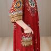 Plus Size Elegant Long Dresses for Women Clothes Loose Short Sleeve Vintage Summer Dress