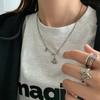 Adjustable Dazzling Silver Ring For Women Featuring Twisted Braids And Glam Rhinestone