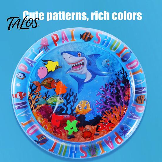 Engaging Sensory Toy for Toddlers Inflatable Splash Pad Toddlers, Thickened PVC Outdoor Water Sprinkler Play Baby Shower Gift Boys Girls Mat