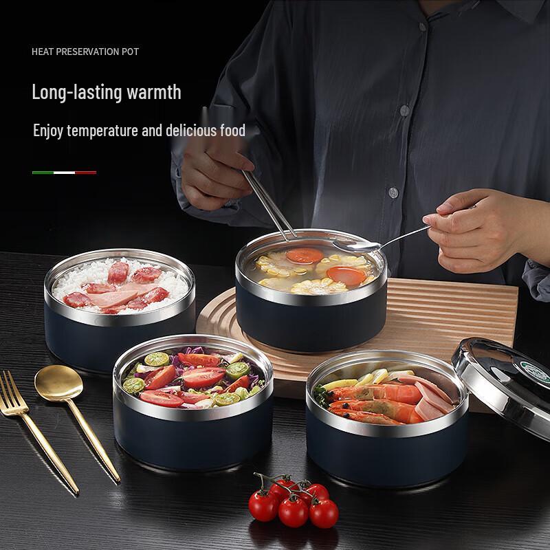 TIBERLANG 304 Stainless Steel Insulated Multi-Layer Lunch Box