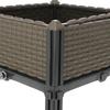 PP  Raised Garden Bed Vegetable Bed Raised Garden Bed for Vegetables Elevated Planter Box with Legs Outdoor Patio Flower Herb Container Gardening