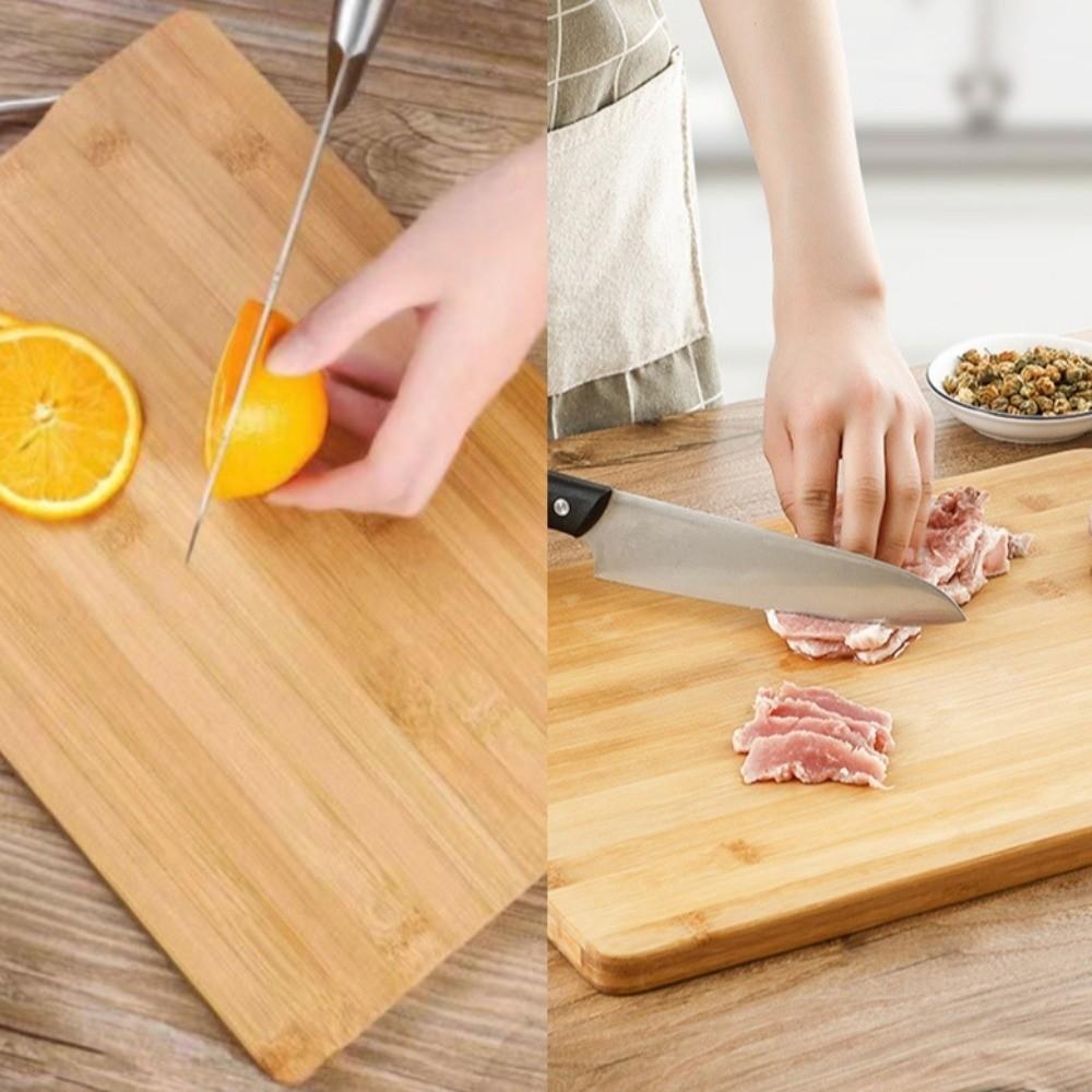 With Handle Chopping Block Solid Wood Wooden Chopping Board Cutting Board Vegetable Chopping
