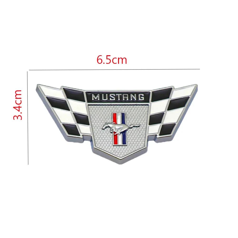 3D Metal 6.5x3.4cm Horse Badge Sticker Side Fender Rear Trunk Eblem Decal