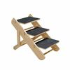 Wooden Pet Staircase Portable Adjustable Dog Ramp for Sofa Access
