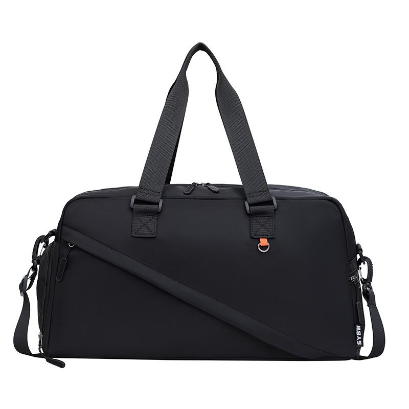 Simple business trip, large capacity, carry-on luggage with shoes compartment, wet and dry separation, sports and fitness bag can be set with tie rod.