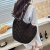 Luxury Retro Woven Hollow Shoulder Tote