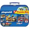 Puzzle set Playmobil - SCHMIDT SPIELE - 2 x 60 a 2 x 100 dílků - Životní scéna - Smíšené