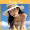 Summer Straw Hat For Women With Wide Brim And Adjustable Fit For Beach And Sun Protection