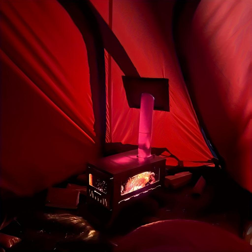 Outdoor camping tent chimney anti-scalding sheet double-layer flame retardant cloth, suitable for DIY camping fireproof stove