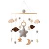 Baby Rattle Toy 0-12 Months Wooden Mobile On The Bed Newborn Music Box Bed Bell Hanging Toys Holder Bracket Infant Crib Boy Toys