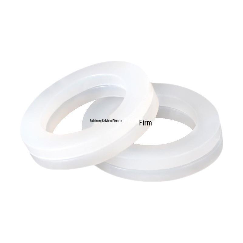 1-Inch Silicone Rubber Gasket Washer for Water Heater, Faucet, and Hose with 4-Point Seal and Shower Head Compatibility.