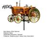 Yard Wind Spinner Skeleton Riding Motorcycle Decoration Metal Kinetic Tractor Lawn Windmill Sculpture Outdoor Garden Patio