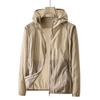 Sunscreen Clothing Outdoor Cycling Men's Hooded Light and Breathable Nylon Yarn Summer Trench Coat Mountaineering Jacket