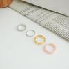 New Arrivals Open Run Women Chain Layered Ring Transparent