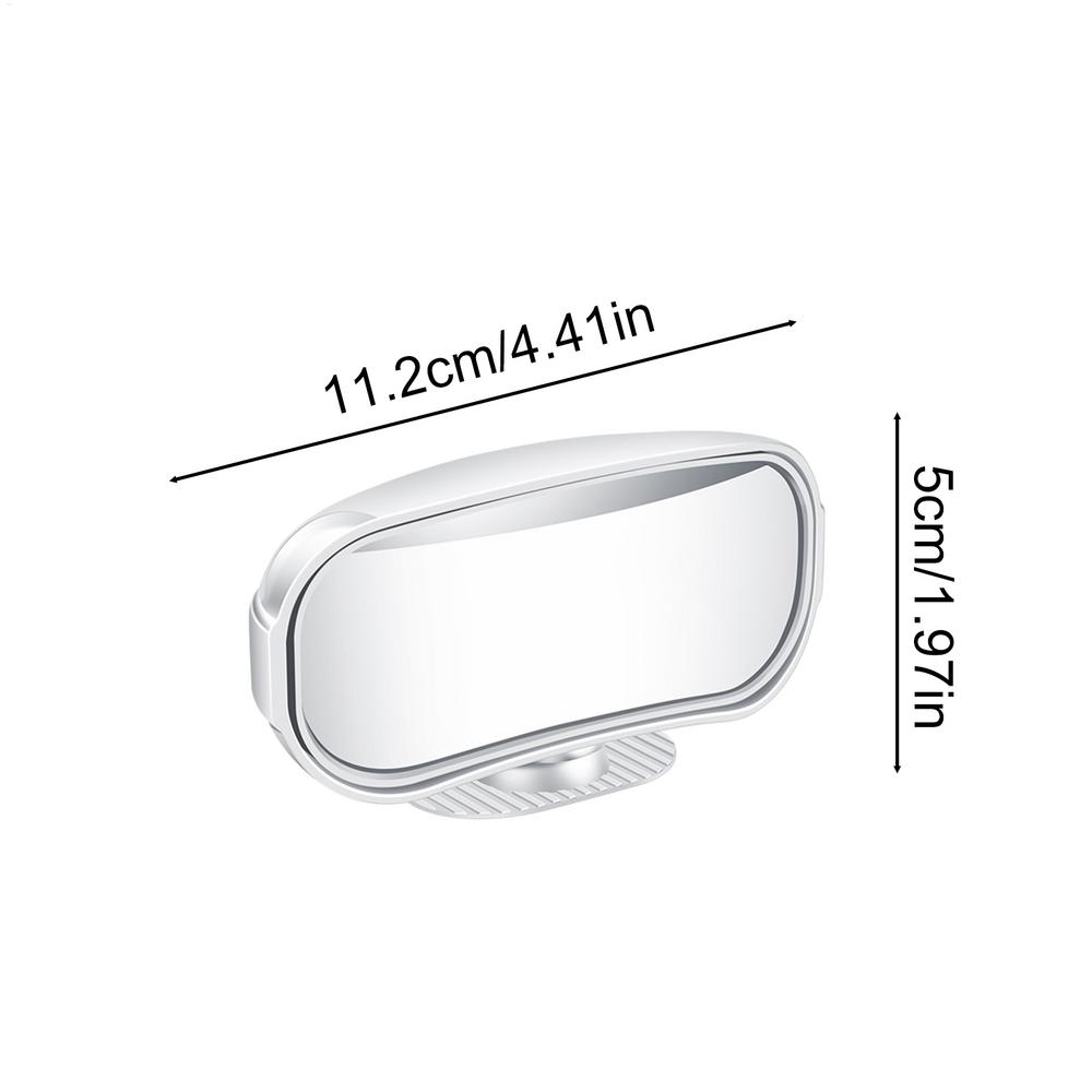 360 Degree Adjustable Wide Angle Side Rear Mirror Blind Spots Convex Mirrors For Car Reverse Parking Auxiliary Rear View Mirror