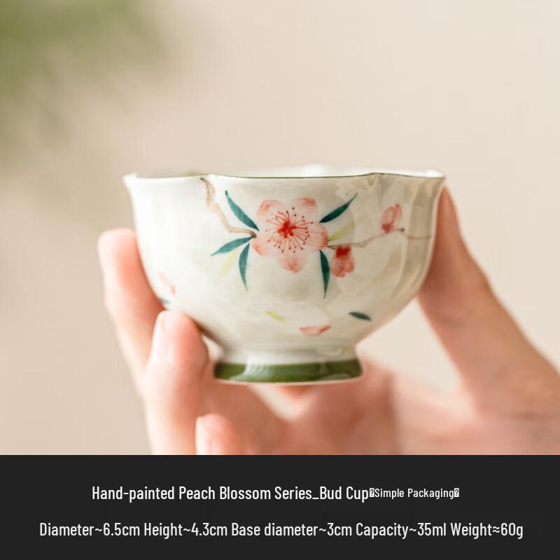 Zhi Nian Hua Ceramic Daisy Bud Tea Cup
