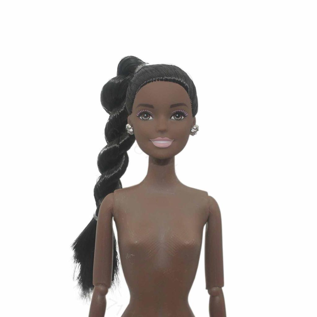 30cm Black African Doll Black Skin Men And Women Couple Models New Naked African Doll Joint Movable Girls Play House Toys