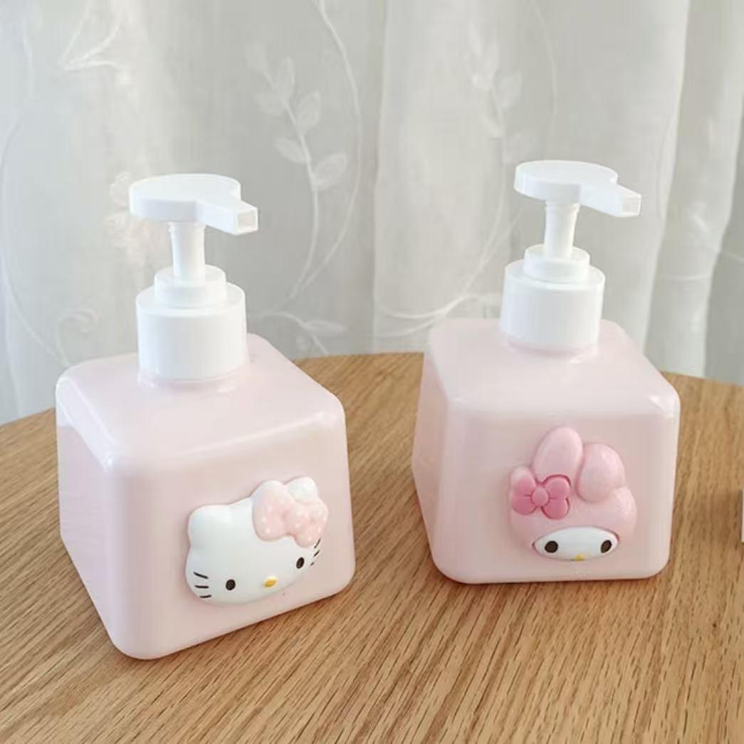 

Large Cute Cartoon Press-Type Shower Gel & Laundry Detergent Refill Bottle for Household Bathroom Use