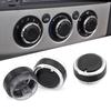 3pcs Per Set Aluminum Alloy Car Styling Air Conditioning Knob AC Knob Heat Control Switch Button Knob For Ford Focus MK2 MK3