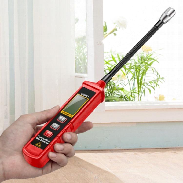 Combustible Gas Leak Detector 300-1000PPM Flexible Portable Natural Gas Detector