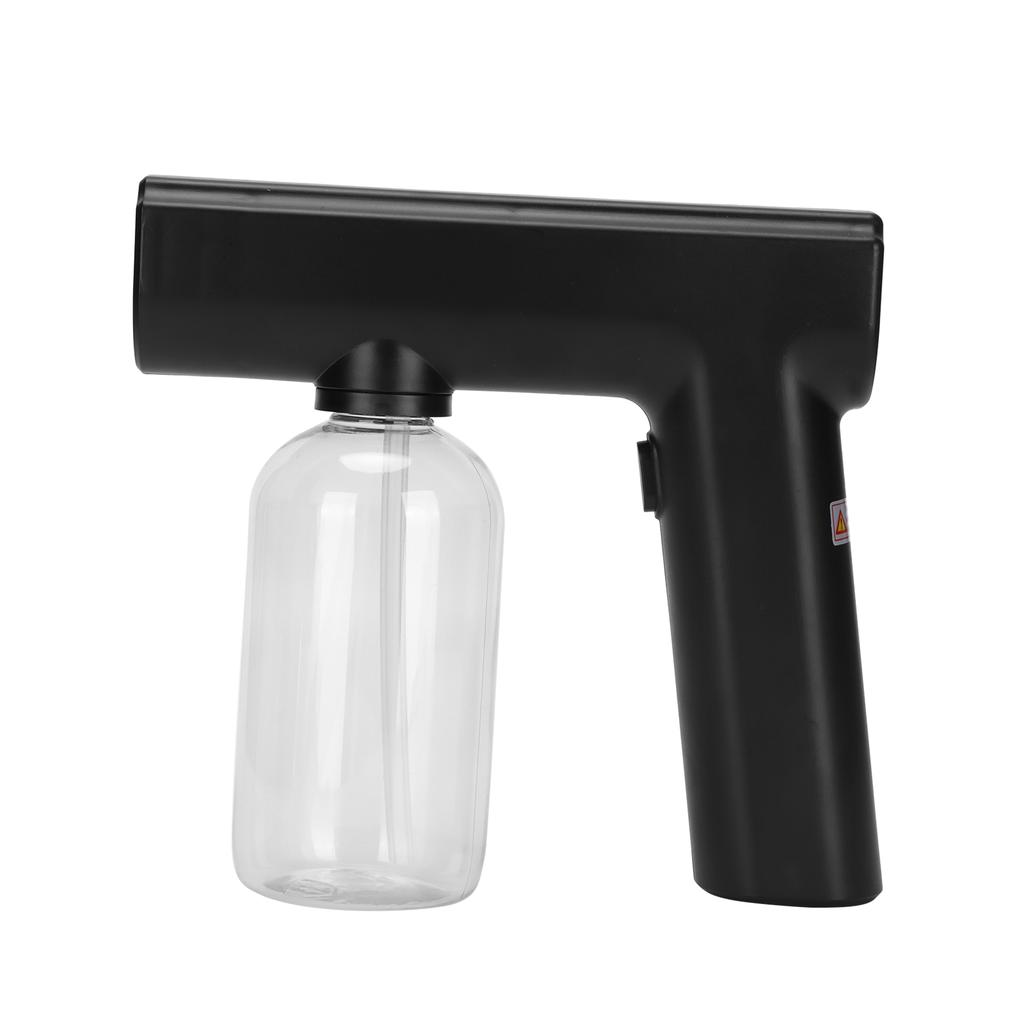 Portable Nanometer Mist Sprayer Gun Multifunctional Electric Fogger Wireless Cleaning SprayerBlack