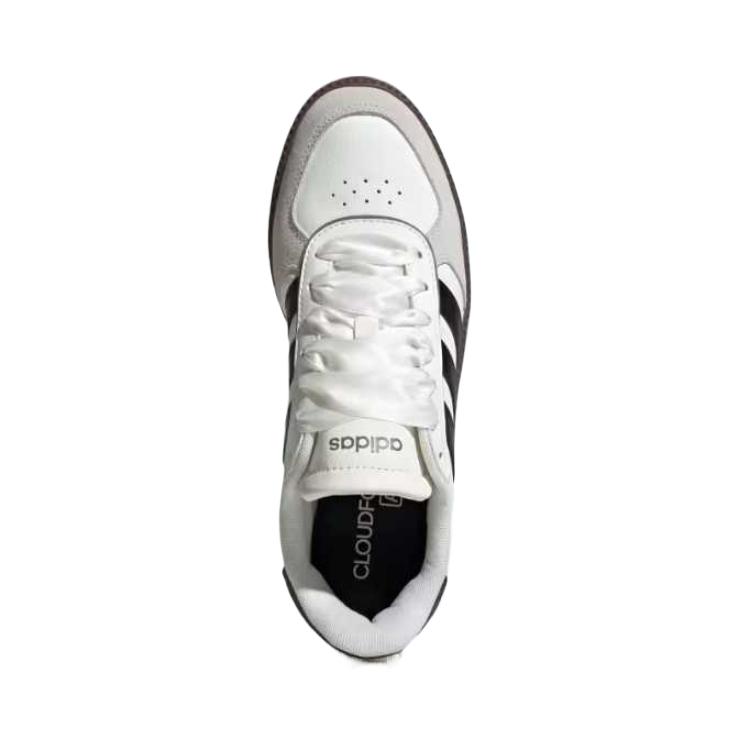 Adidas BREAKNET SLEEK Low Top Training Shoes Women's White JQ8253