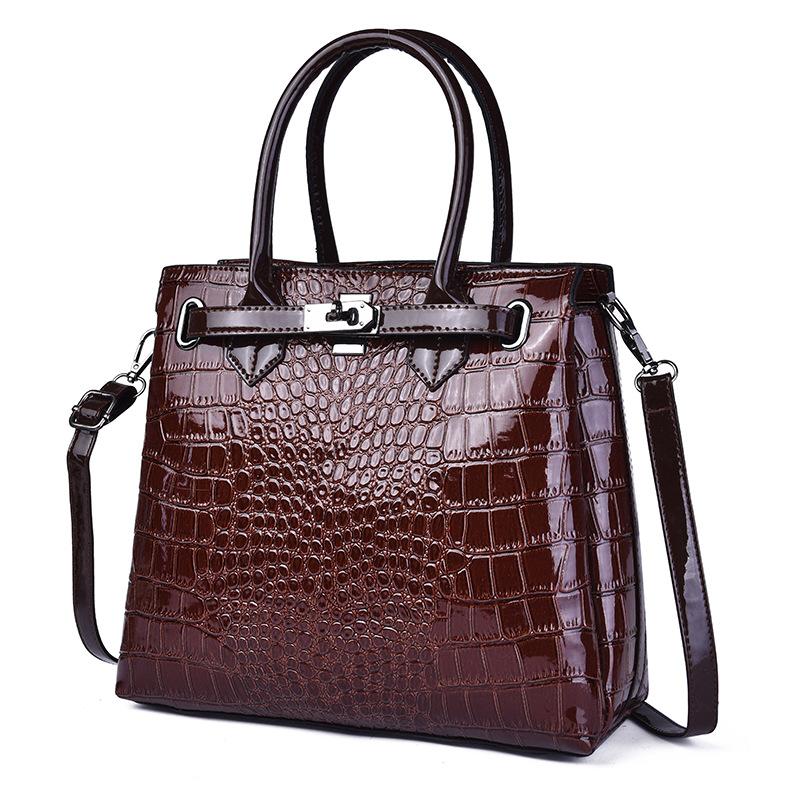 Bag Women's Bag New Crossbody Bag Women's Shoulder Bag Crocodile Pattern Atmospheric Women's Handbag Women's