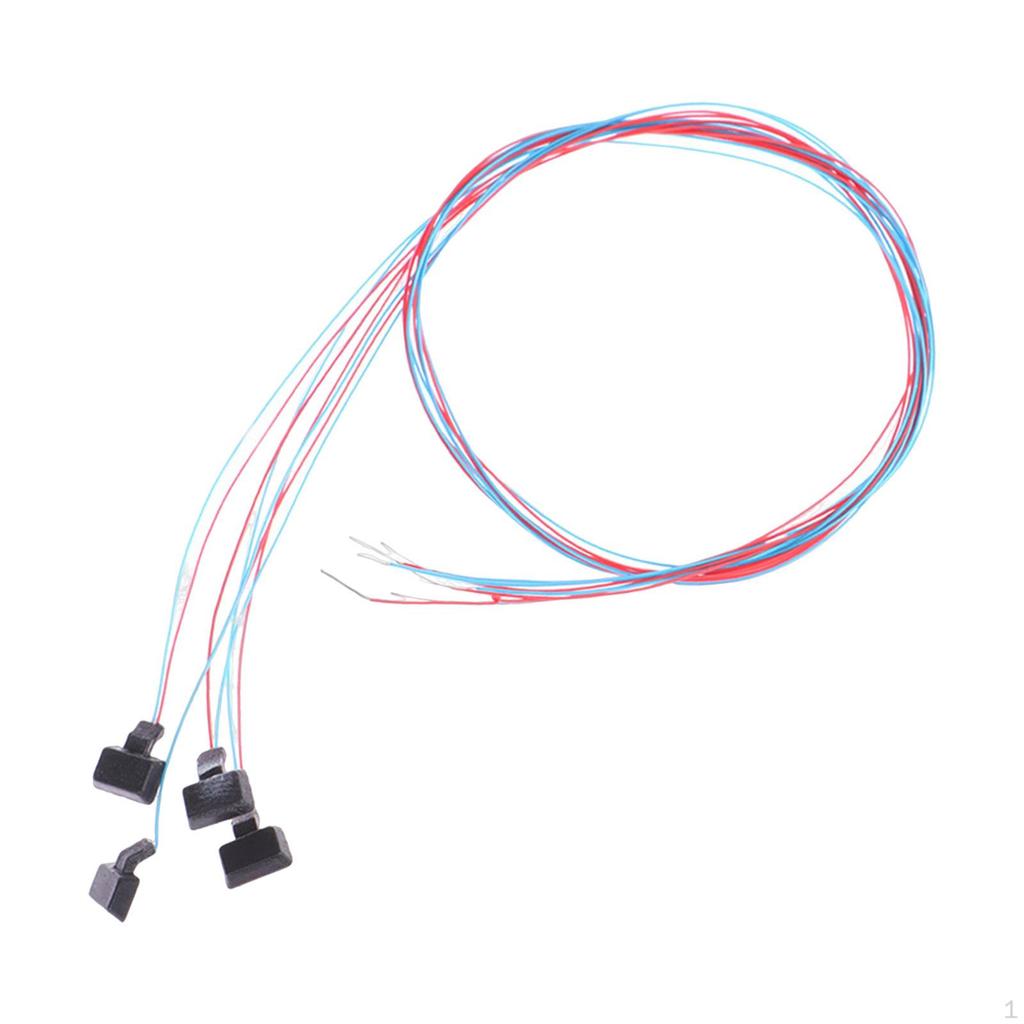 4 Pieces Miniature Pillar Lamp Outdoor Lighting Model Stable Accessories Multifunctional Sand Table