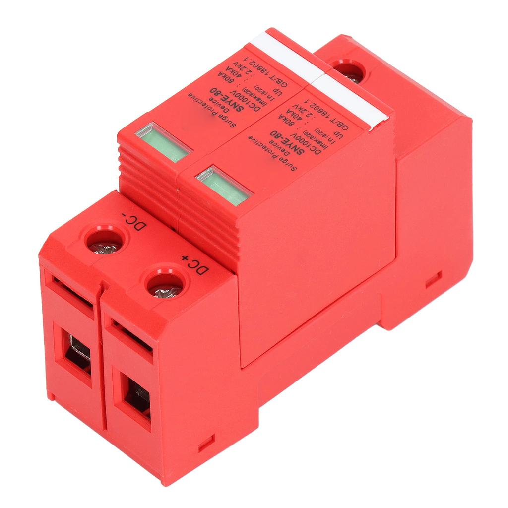 Surge Protective Device 80KA 1000V Voltage Protection Arrester Protector for Distribution Box 2P