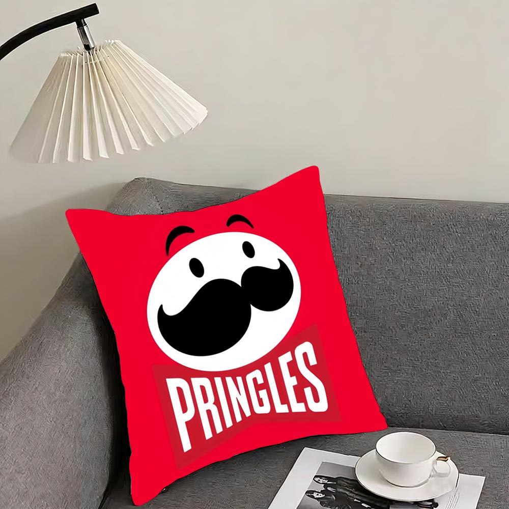 Classic PPringles Cushion Cover Elegant Comfort Pillowcase Sofa Bed Doublesided Printed Invisible Zipper Home Decor
