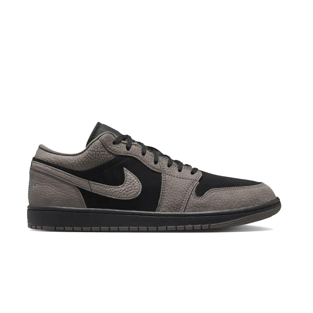 Jordan Air Jordan 1 Mocha Abrasion Resistant Breathable Low top Vintage Basketball Shoes Unisex Black Brown 553558-093(Team855- )