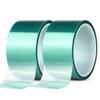2 Rolls Pet Powder Coated Green High Temperature Polyester Masking Tape Ideal For Painting(50mm X 33m)
