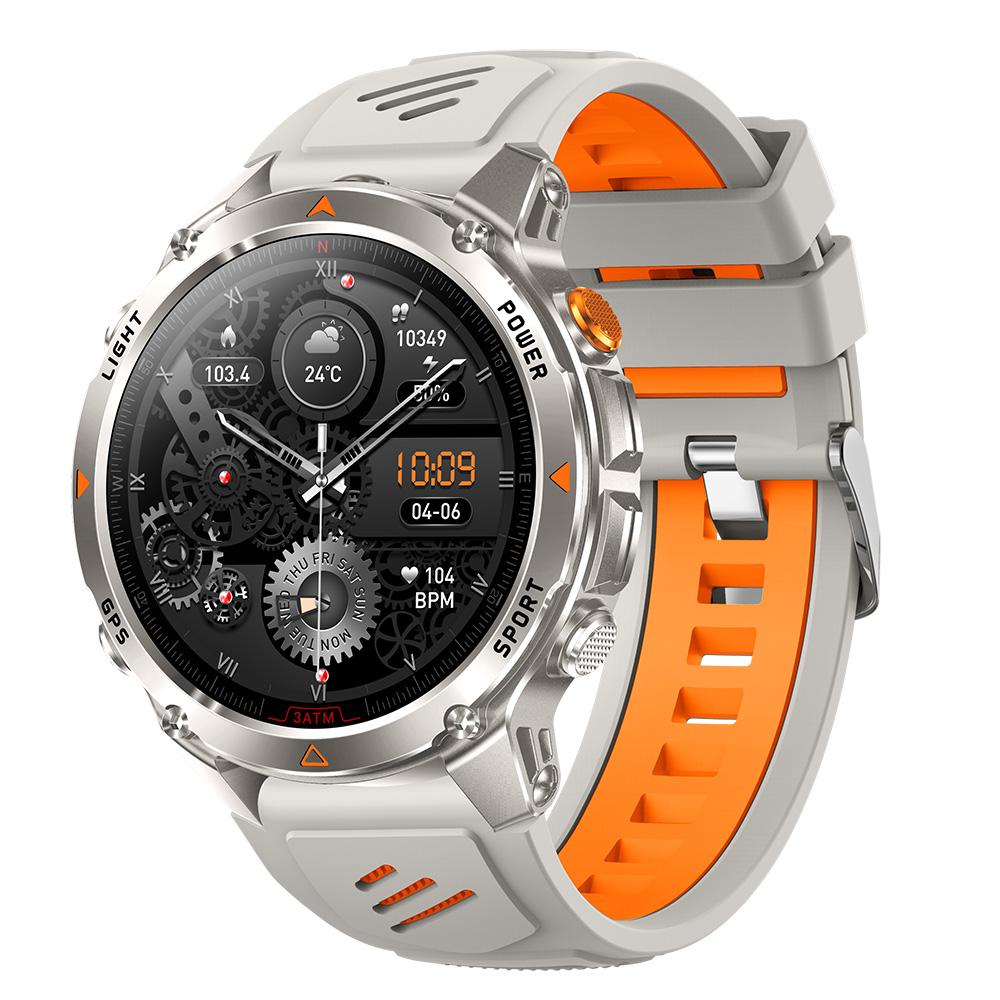 2026 HT37 GPS Smart Watch with Flashlight 3ATM Waterproof 1.46inch Outdoor Compass Sports Relojes Smartwatch Men Fitness Tracker