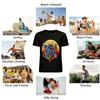 Racing Motocross Rider Sunset Graphic Casual Tee Pure Cotton T-shirt