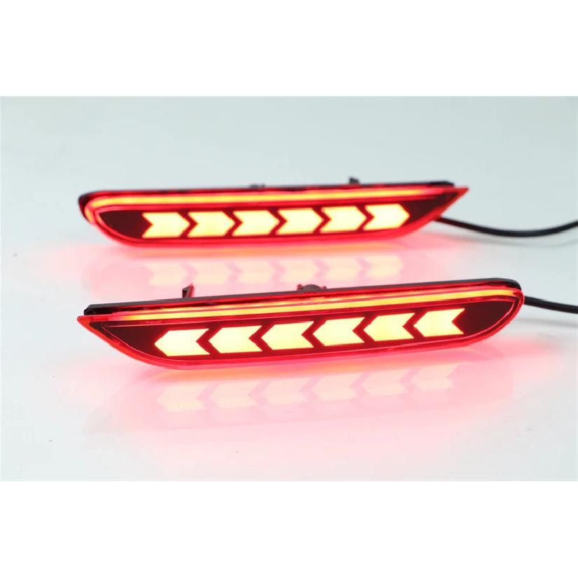 1Pair Multi-function Car LED Reflector Lamp Rear Fog Lamp Tail Rear Bumper Light Brake Light For Nissan Teana Altima 2019 2020