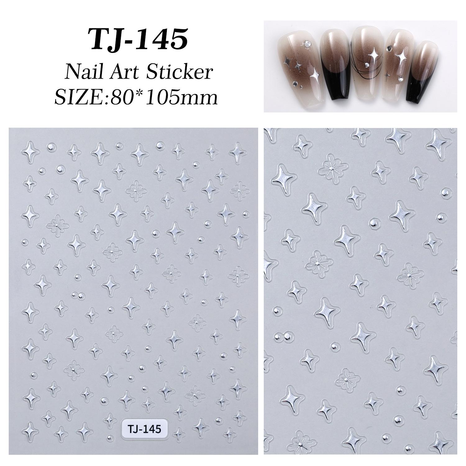 

Hibiscus Small Flower Nail Art Stickers - Fresh Adhesive Decorations
