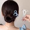 U-Shaped French Hair Pin Acrylic Acrylic Bow Hair Pins New Wavy Hairpins  Hairpin Accessories