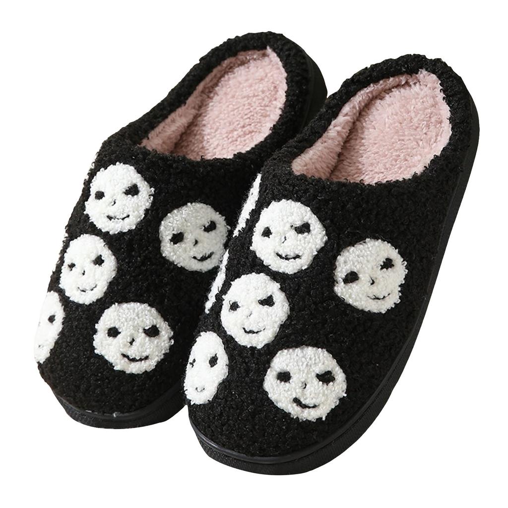 Halloween Home Slippers For Women Men Soft Plush Fuzzy Winter Holiday Slippers Slippers Comfy Hand Knit Slippers for Women