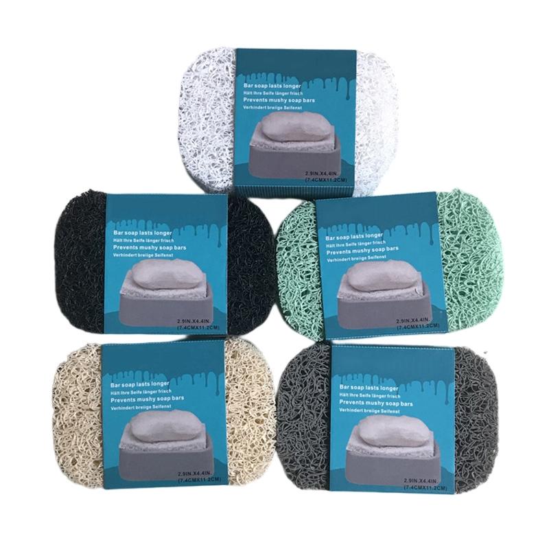 

4PCS Soap Pads Lifts Soap in Soap Dishes & Shower Soap Holders for Kitchen Bathroom Sinks
