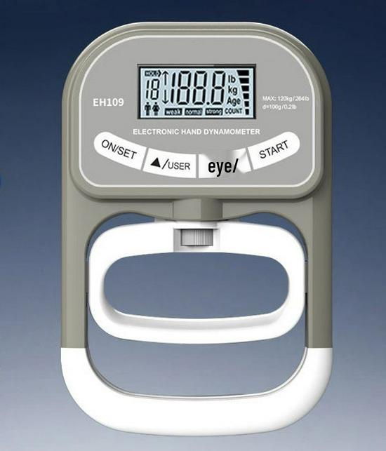 Electronic Hand Dynamometer for Exams & Fitness Testing