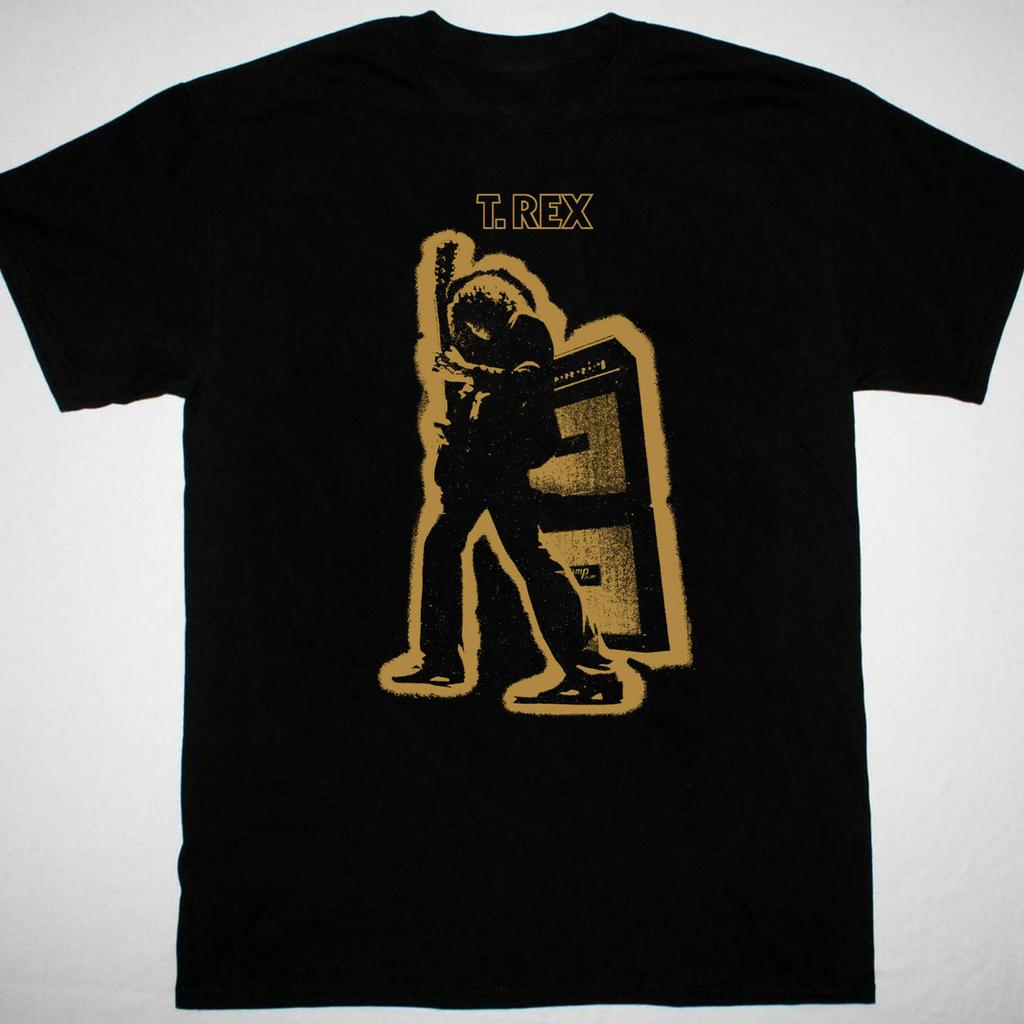 Vintage T. Rex Rock Men T-shirt Black Unisexs S To 5XL