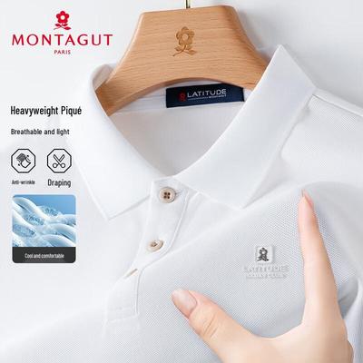 MONTAGUT Men's Summer Lightweight Cooling Polo Shirt