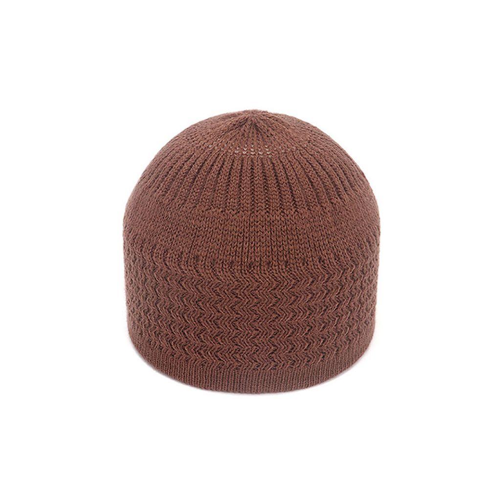 Winter Kippah Homme Hat Wave Autumn Muslim Prayer Hats Knitted Caps Beanie Islamic Ramadan Hat