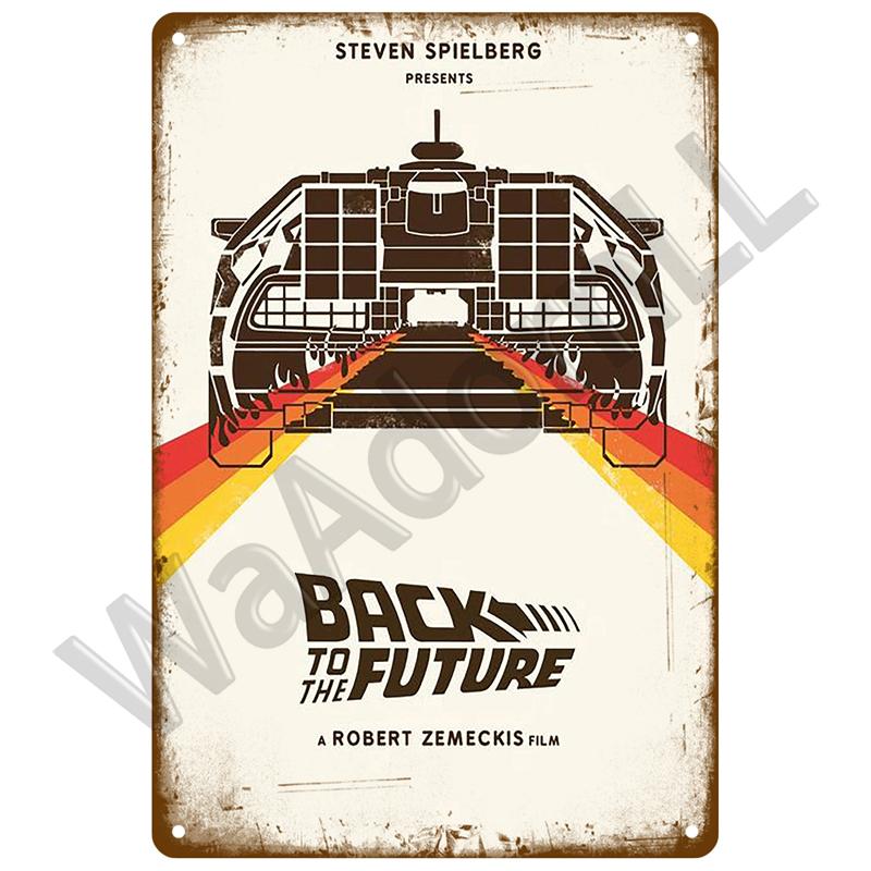 Retro Tin Sign Aesthetic Living Room Metal Wall Decor Decoration Cinema Vintage Metal Sign Movie Industrial Deco Films Poster